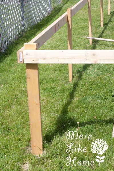 More Like Home 2x4 Garden Fence